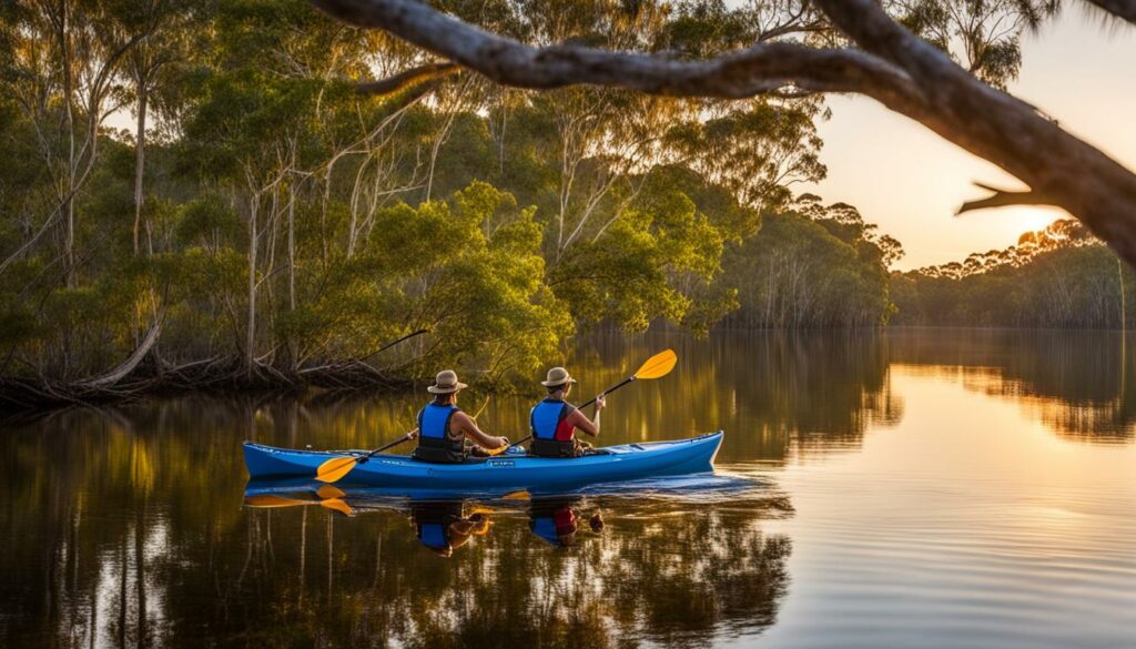 Kayaking in Noosa Everglades